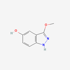 molecular formula C8H8N2O2 B12829108 3-Methoxy-2H-indazol-5-ol 