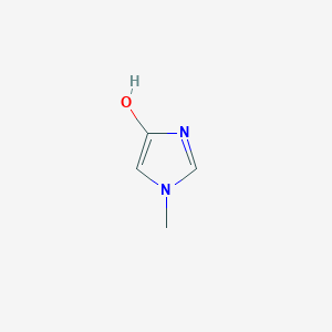 molecular formula C4H6N2O B12829113 1-methyl-1H-imidazol-4-ol 