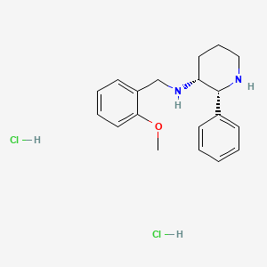 (2R,3R)-N-(2-Methoxybenzyl)-2-phenylpiperidin-3-amine dihydrochloride