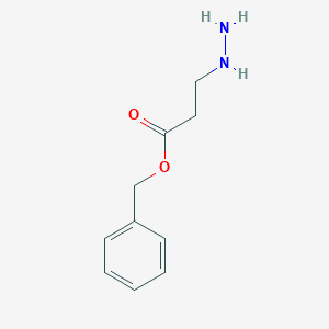 molecular formula C10H14N2O2 B12829120 Benzyl 3-hydrazinylpropanoate 