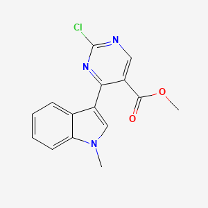 Methyl 2-chloro-4-(1-methyl-1H-indol-3-yl)pyrimidine-5-carboxylate