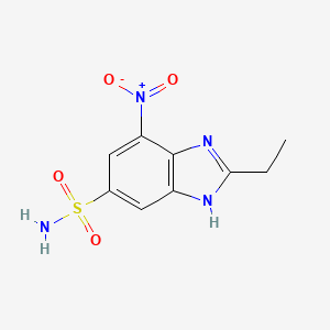 2-Ethyl-7-nitro-1H-benzo[d]imidazole-5-sulfonamide