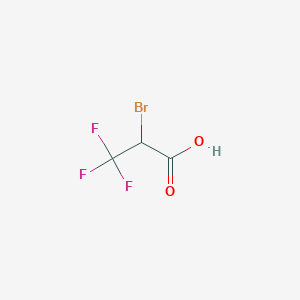 molecular formula C3H2BrF3O2 B1282917 2-Bromo-3,3,3-trifluoropropanoic acid CAS No. 71026-98-7