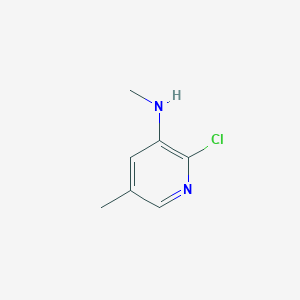 molecular formula C7H9ClN2 B12829170 2-chloro-N,5-dimethylpyridin-3-amine 