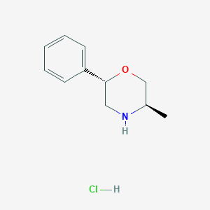 (2S,5R)-5-Methyl-2-phenylmorpholine hydrochloride