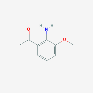 molecular formula C9H11NO2 B1282918 1-(2-Amino-3-methoxyphenyl)ethanone CAS No. 42465-54-3