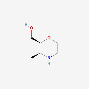 ((2S,3S)-3-Methylmorpholin-2-yl)methanol