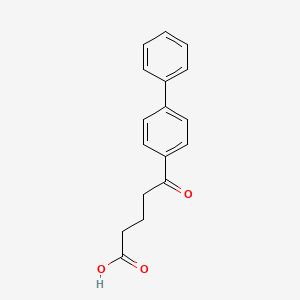 molecular formula C17H16O3 B1282922 5-([1,1'-Biphenyl]-4-yl)-5-oxopentanoic acid CAS No. 51994-35-5
