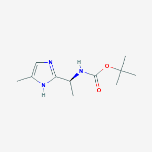 (S)-tert-Butyl (1-(4-methyl-1H-imidazol-2-yl)ethyl)carbamate