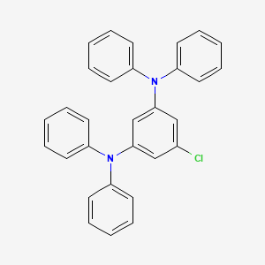 molecular formula C30H23ClN2 B12829297 5-Chloro-N1,N1,N3,N3-tetraphenyl-1,3-benzenediamine 