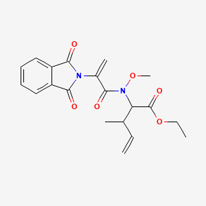 Ethyl 2-(2-(1,3-dioxoisoindolin-2-yl)-N-methoxyacrylamido)-3-methylpent-4-enoate