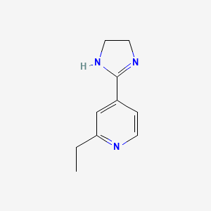 4-(4,5-dihydro-1H-imidazol-2-yl)-2-ethylpyridine