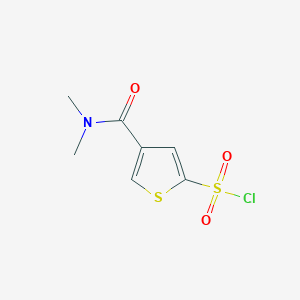 4-(Dimethylcarbamoyl)thiophene-2-sulfonyl chloride