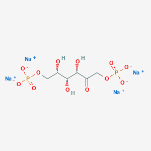 tetrasodium;[(2S,3R,4S)-2,3,4-trihydroxy-5-oxo-6-phosphonatooxyhexyl] phosphate