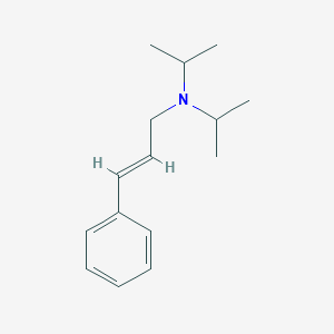 molecular formula C15H23N B128294 N,N-Bisisopropyl-3-phenyl-2-propenamine CAS No. 87462-12-2