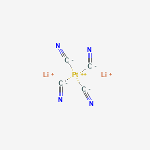 molecular formula C4Li2N4Pt B12829406 Lithiumtetracyanoplatinate(ii) 