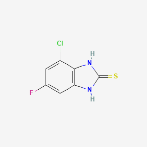 4-Chloro-6-fluoro-1,3-dihydro-2H-benzo[d]imidazole-2-thione