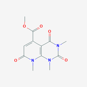 Methyl 1,3,8-trimethyl-2,4,7-trioxo-1,2,3,4,7,8-hexahydropyrido[2,3-d]pyrimidine-5-carboxylate