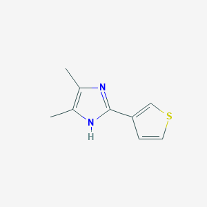 4,5-Dimethyl-2-(thiophen-3-yl)-1H-imidazole