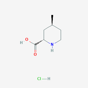 (2S,4S)-4-Methyl-pipecolinic acid hydrochloride