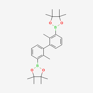 2,2'-(2,2'-Dimethyl-[1,1'-biphenyl]-3,3'-diyl)bis(4,4,5,5-tetramethyl-1,3,2-dioxaborolane)