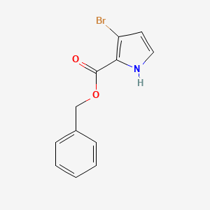 Benzyl 3-bromo-1H-pyrrole-2-carboxylate