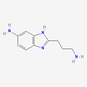 2-(3-Aminopropyl)-1H-benzo[d]imidazol-6-amine