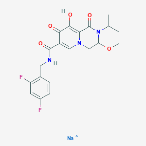 molecular formula C20H19F2N3NaO5 B12829519 CID 77236125 