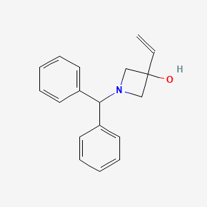 1-Benzhydryl-3-vinylazetidin-3-ol