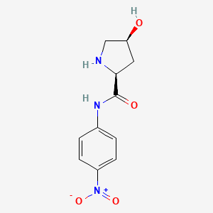 (2S,4S)-4-Hydroxy-N-(4-nitrophenyl)pyrrolidine-2-carboxamide