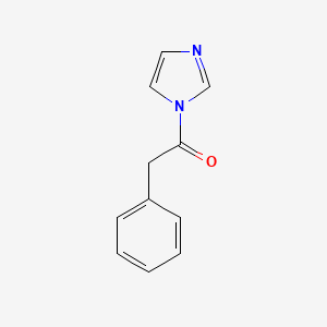 molecular formula C11H10N2O B12829573 1-(1H-Imidazol-1-yl)-2-phenylethanone 