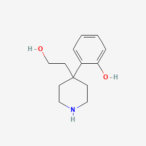 2-(4-(2-Hydroxyethyl)piperidin-4-yl)phenol