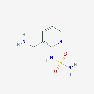 molecular formula C6H10N4O2S B12829638 N-[3-(aminomethyl)pyridin-2-yl]sulfamide CAS No. 1049605-44-8