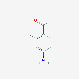 molecular formula C9H11NO B1282965 1-(4-氨基-2-甲基苯基)乙酮 CAS No. 38177-98-9