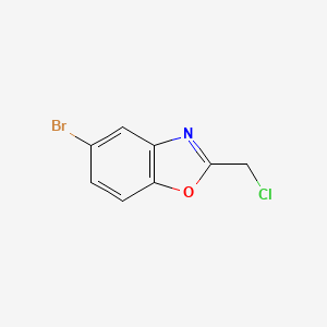 B1282966 5-Bromo-2-(chloromethyl)-1,3-benzoxazole CAS No. 110704-48-8