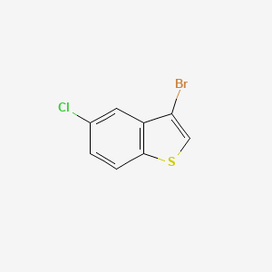 molecular formula C8H4BrClS B1282970 3-溴-5-氯苯并[b]噻吩 CAS No. 32969-26-9