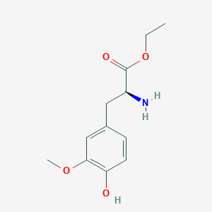 Ethyl (S)-2-amino-3-(4-hydroxy-3-methoxyphenyl)propanoate