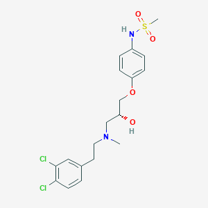 (R)-1-(4-Methanesulfonamidophenoxy)3-(N-methyl-3,4-dichlorophenylethylamino)-2-propanol