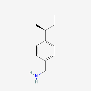 molecular formula C11H17N B12829722 (S)-(4-(sec-Butyl)phenyl)methanamine 