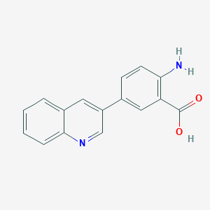 2-Amino-5-(3-quinolinyl)benzoic acid