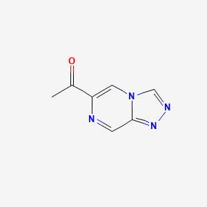 1-([1,2,4]Triazolo[4,3-a]pyrazin-6-yl)ethan-1-one