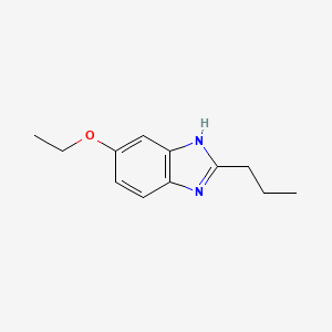 molecular formula C12H16N2O B12829834 5-ethoxy-2-propyl-1H-benzo[d]imidazole 