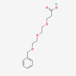 molecular formula C14H20O5 B1282989 3-(2-(2-(苯氧基)乙氧基)乙氧基)丙酸 CAS No. 127457-63-0