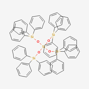 molecular formula C72H60O4Si5 B12829906 Tetrakis(triphenylsilyl) orthosilicate 