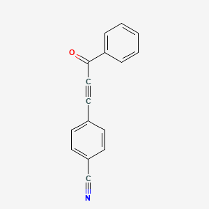 4-(3-Oxo-3-phenylprop-1-yn-1-yl)benzonitrile