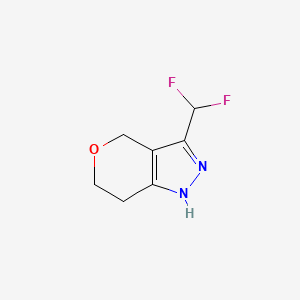 3-(Difluoromethyl)-2,4,6,7-tetrahydropyrano[4,3-C]pyrazole