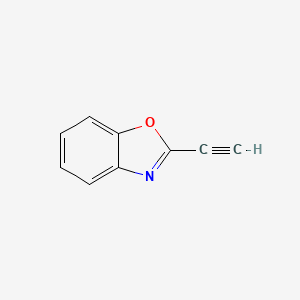 molecular formula C9H5NO B12829992 2-Ethynylbenzo[d]oxazole CAS No. 40176-79-2