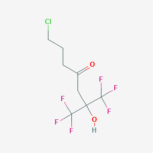 B012830 4-Heptanone, 7-chloro-2-hydroxy-1,1,1-trifluoro-2-trifluoromethyl- CAS No. 101913-91-1