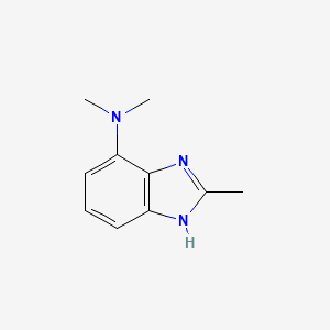 molecular formula C10H13N3 B12830011 N,N,2-trimethyl-1H-benzo[d]imidazol-4-amine 