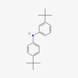 molecular formula C20H27N B12830024 3-(tert-Butyl)-N-(4-(tert-butyl)phenyl)aniline 